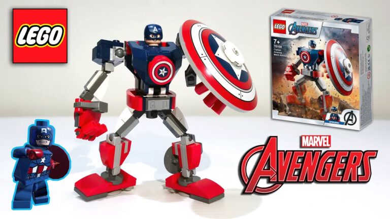 Armadura Robótica de Capitán América: Construcción con LEGO