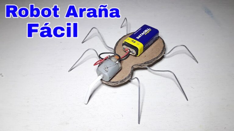 Construye tu propia ara&ntilde;a rob&oacute;tica casera