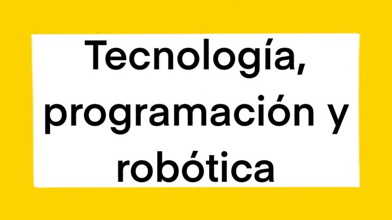 Innovaciones en Tecnología, Programación y Robótica para 1º de ESO