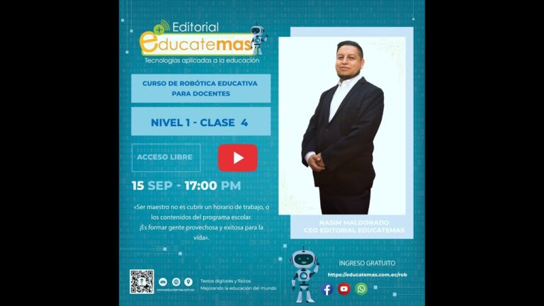 Transforma tu Aula: Curso de Rob&oacute;tica para Profesores