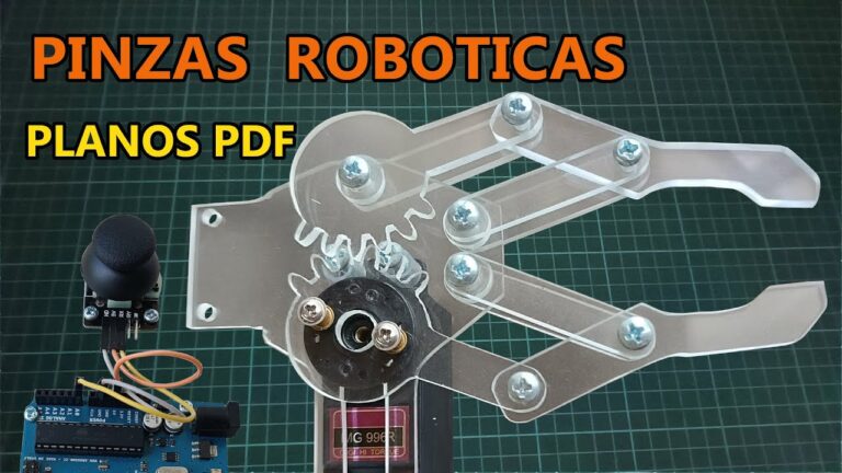 Guía Completa para Diseñar Planos de Pinza Robótica