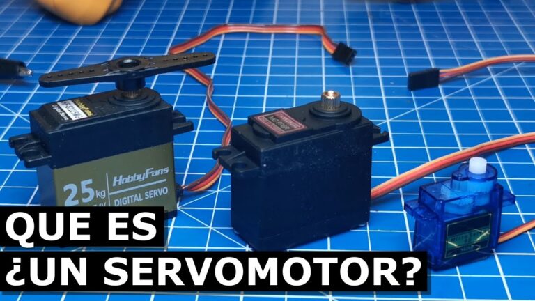 ¿Qué es un servomotor en robótica?